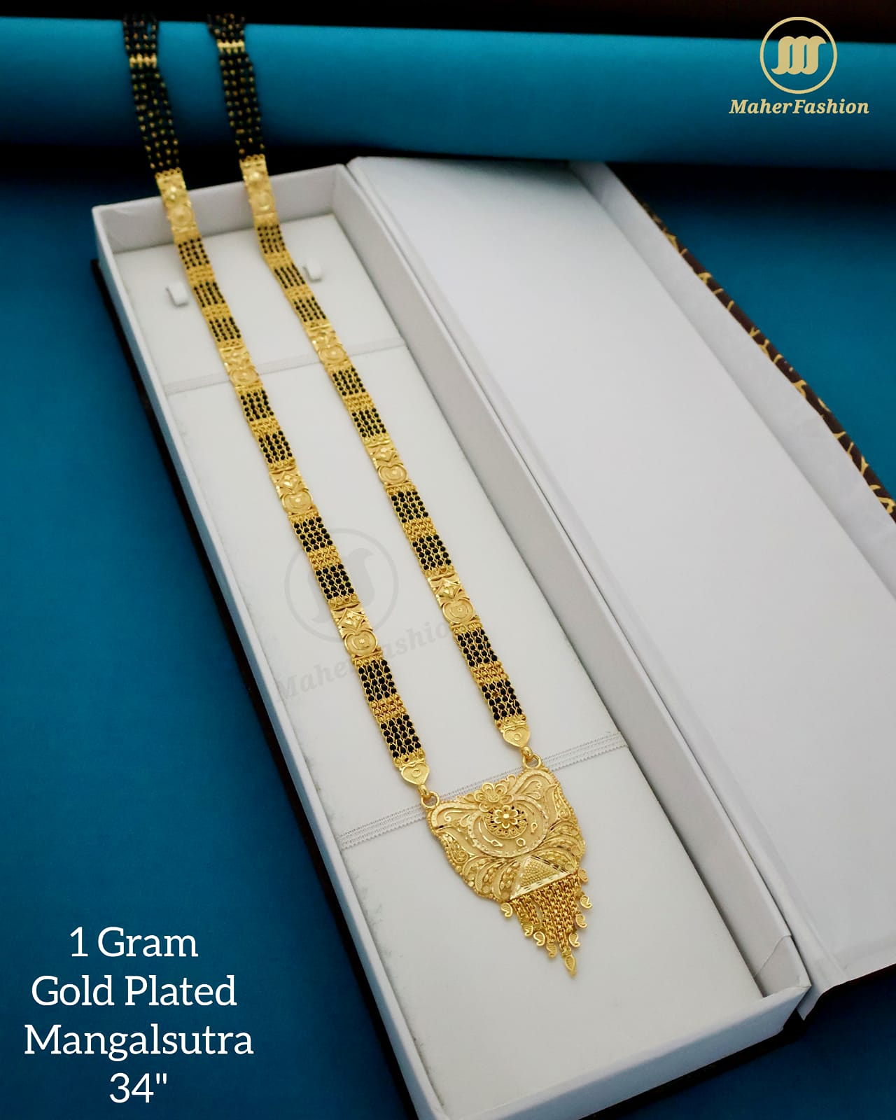 DIVINE BOND GOLD PLATED PENDENT MANGALSUTRA